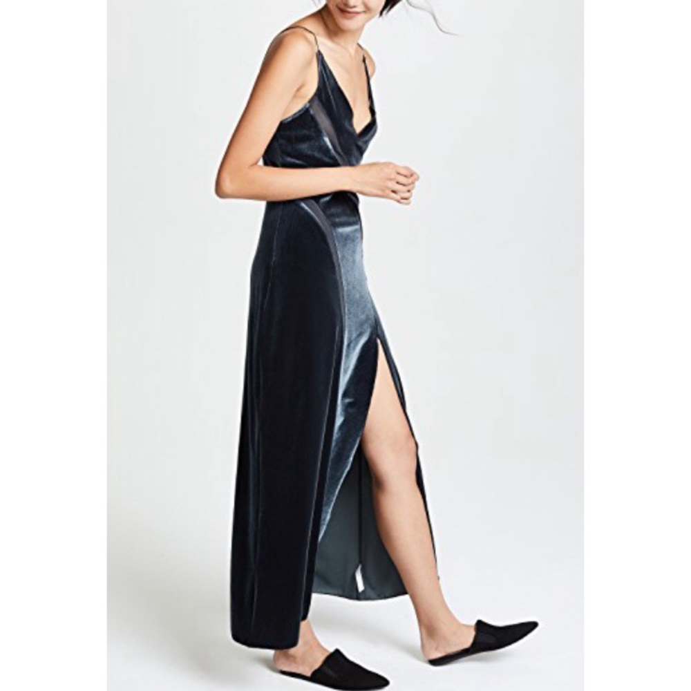 NWT Free People Spliced Velvet Dress